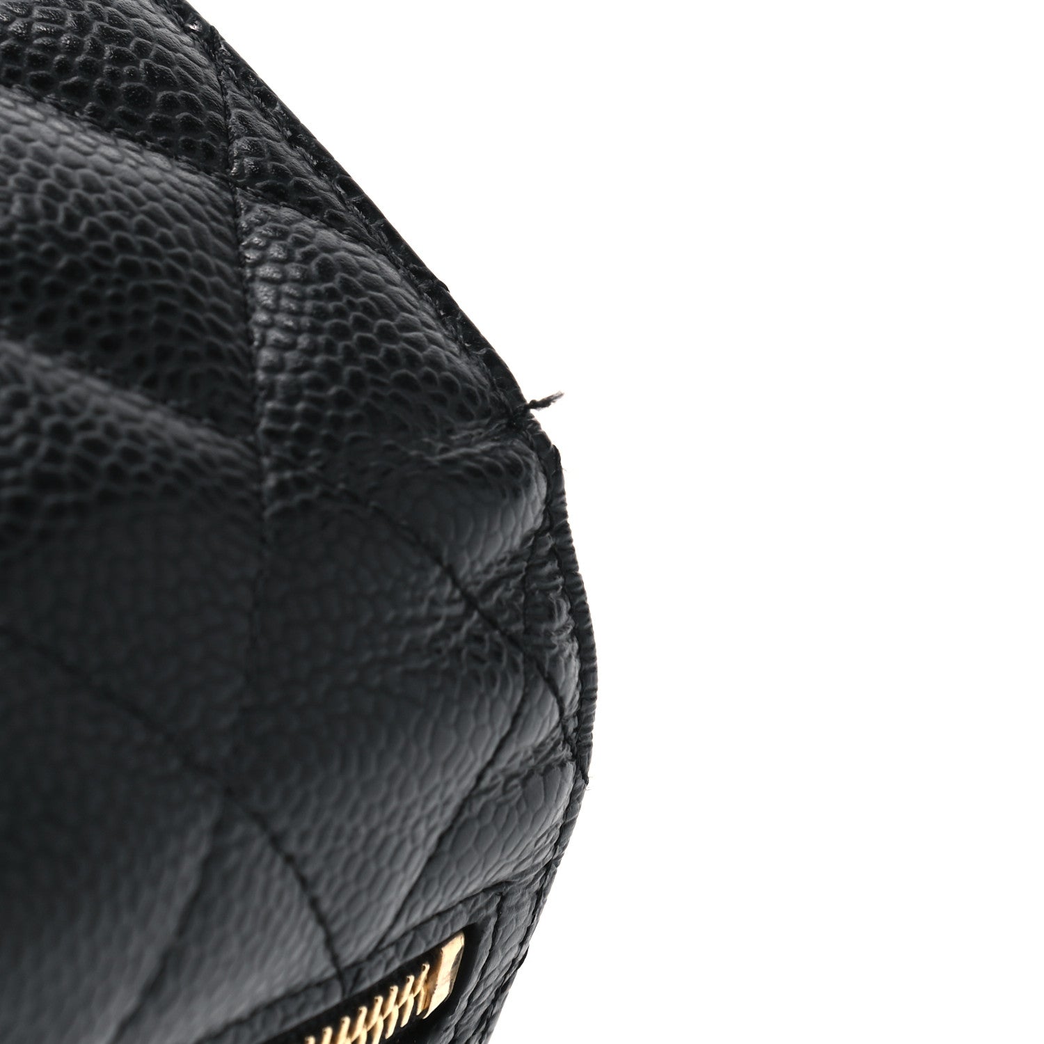 Chanel Caviar Quilted Compact Flap Wallet Black 5 of 6