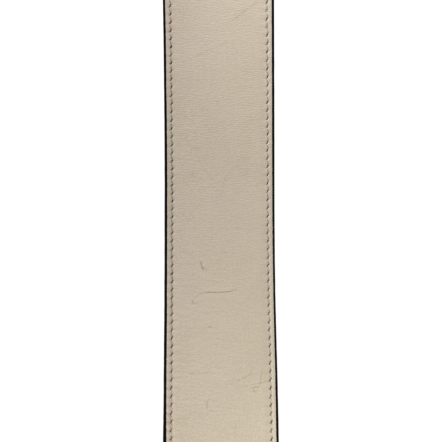 Calfskin Double G 40mm Belt 85 34 Mystic White