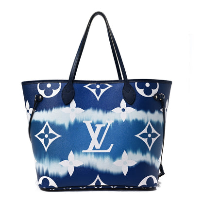 Louis Vuitton Monogram Escale Neverfull MM Blue 1 of 8