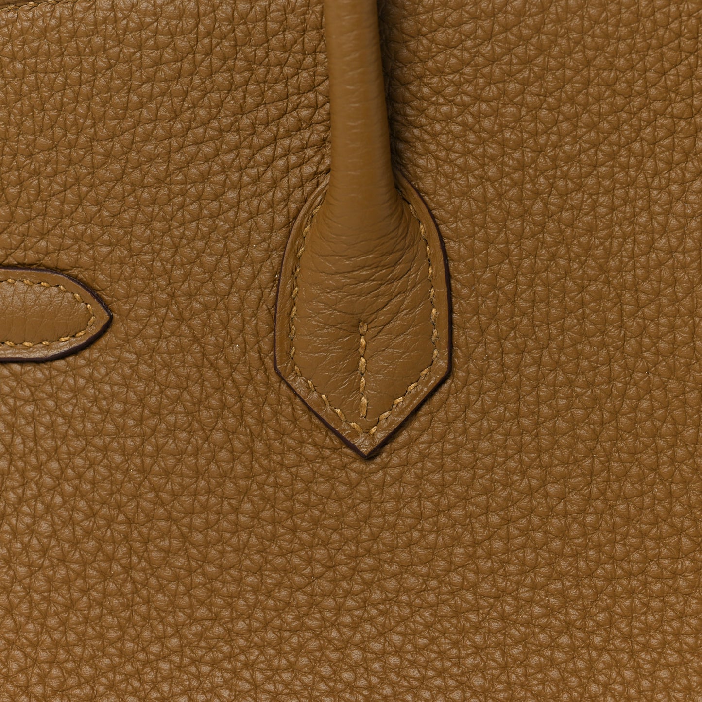 Togo Verso Birkin 25 Bronze Dore Bleu Brume