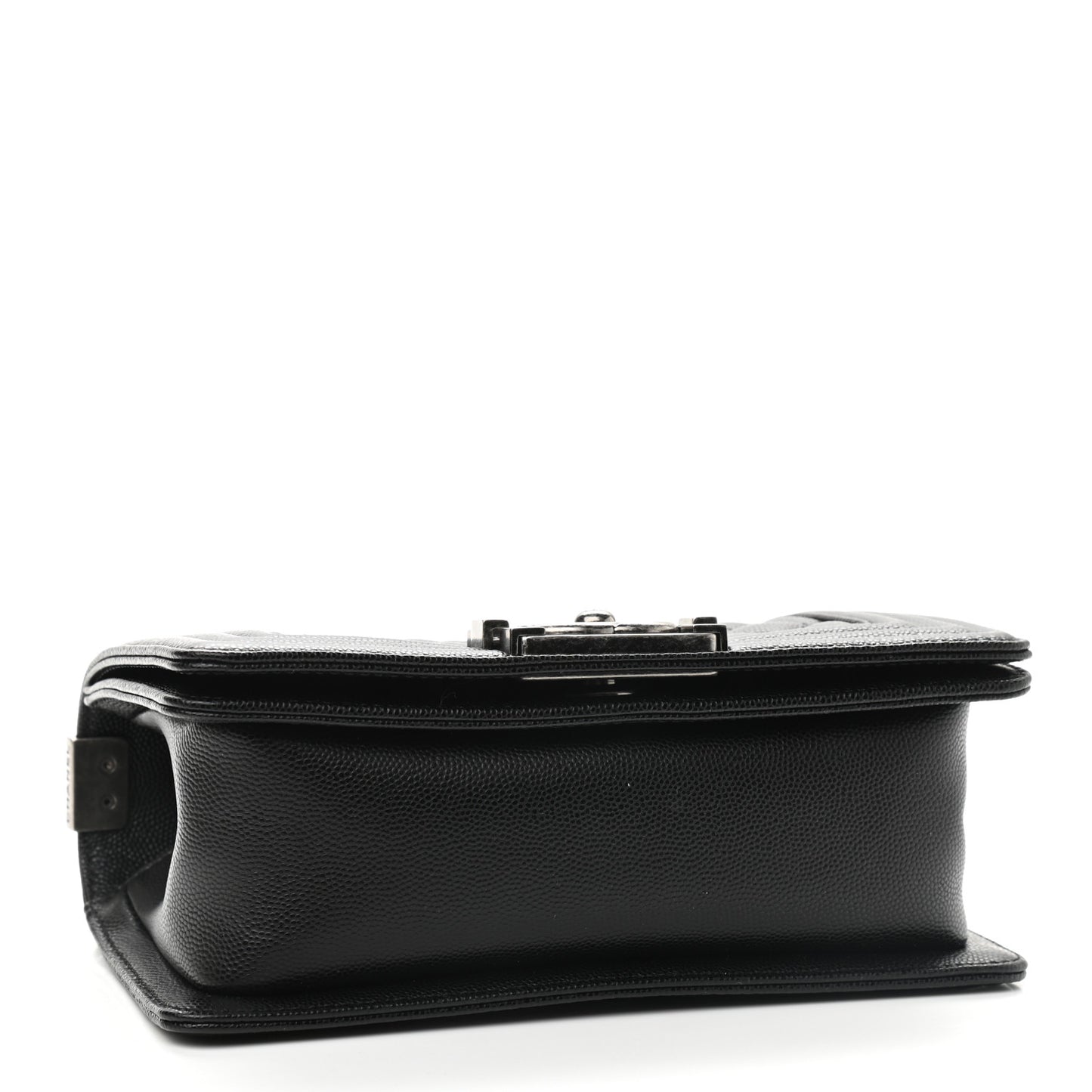 Caviar Quilted Small Boy Flap Black
