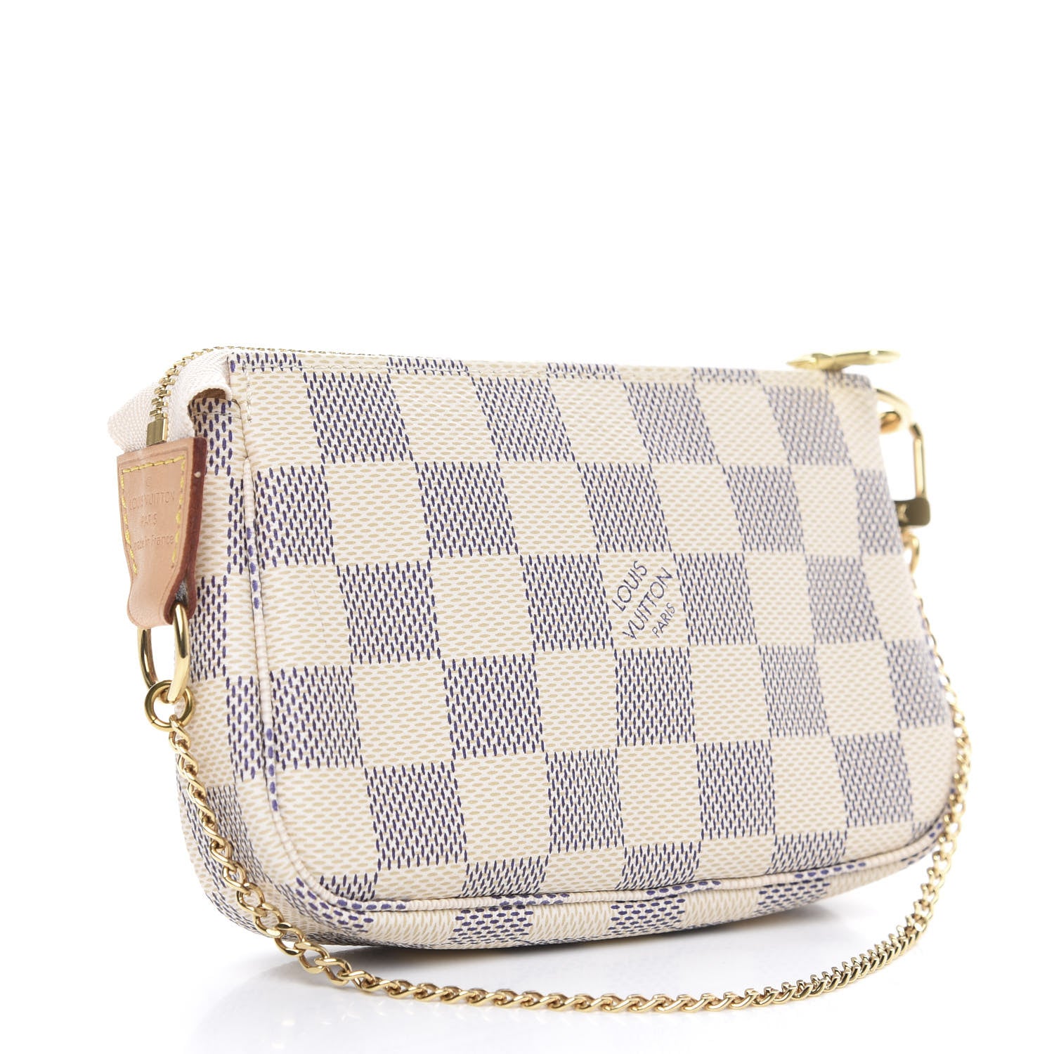 Louis Vuitton Damier Azur Mini Pochette Accessories 3 of 9