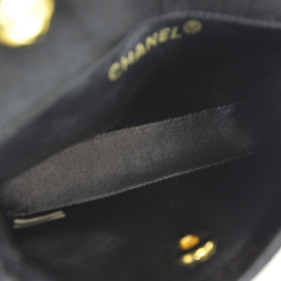 Nylon Mini Flap Black