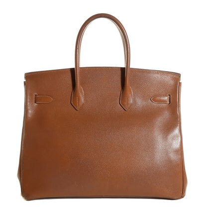 Hermes Courchevel Birkin 35 Gold 6 of 28
