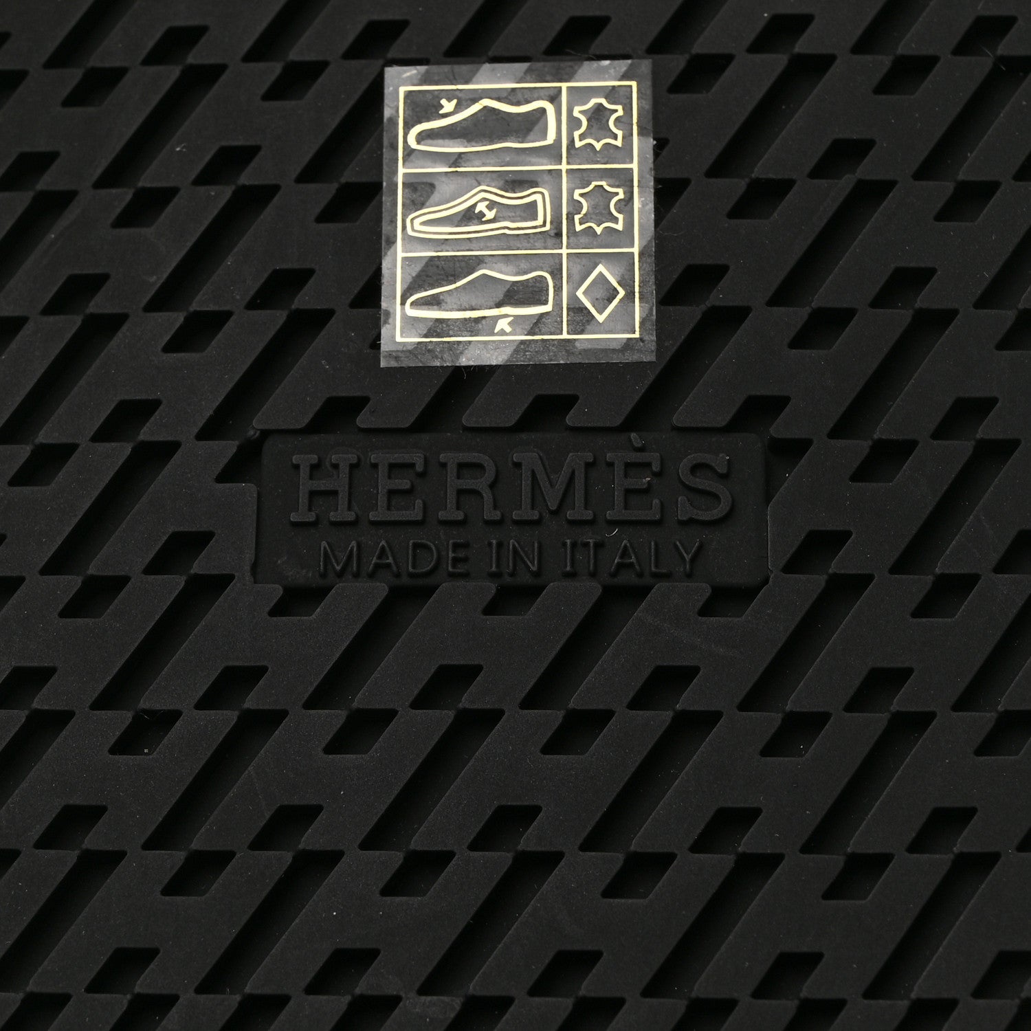 Hermes Calfskin Woolskin Mens Chypre Sandals 42 Black Ecru 8 of 9