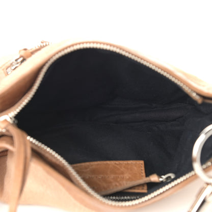 Balenciaga Chevre Pony Hair Classic Silver Hardware Shoulder Bag Camel 5 of 12