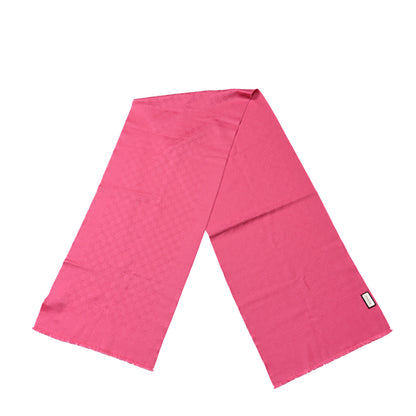 Gucci Cashmere GG Monogram Gem Lux Scarf Fuxia 2 of 4