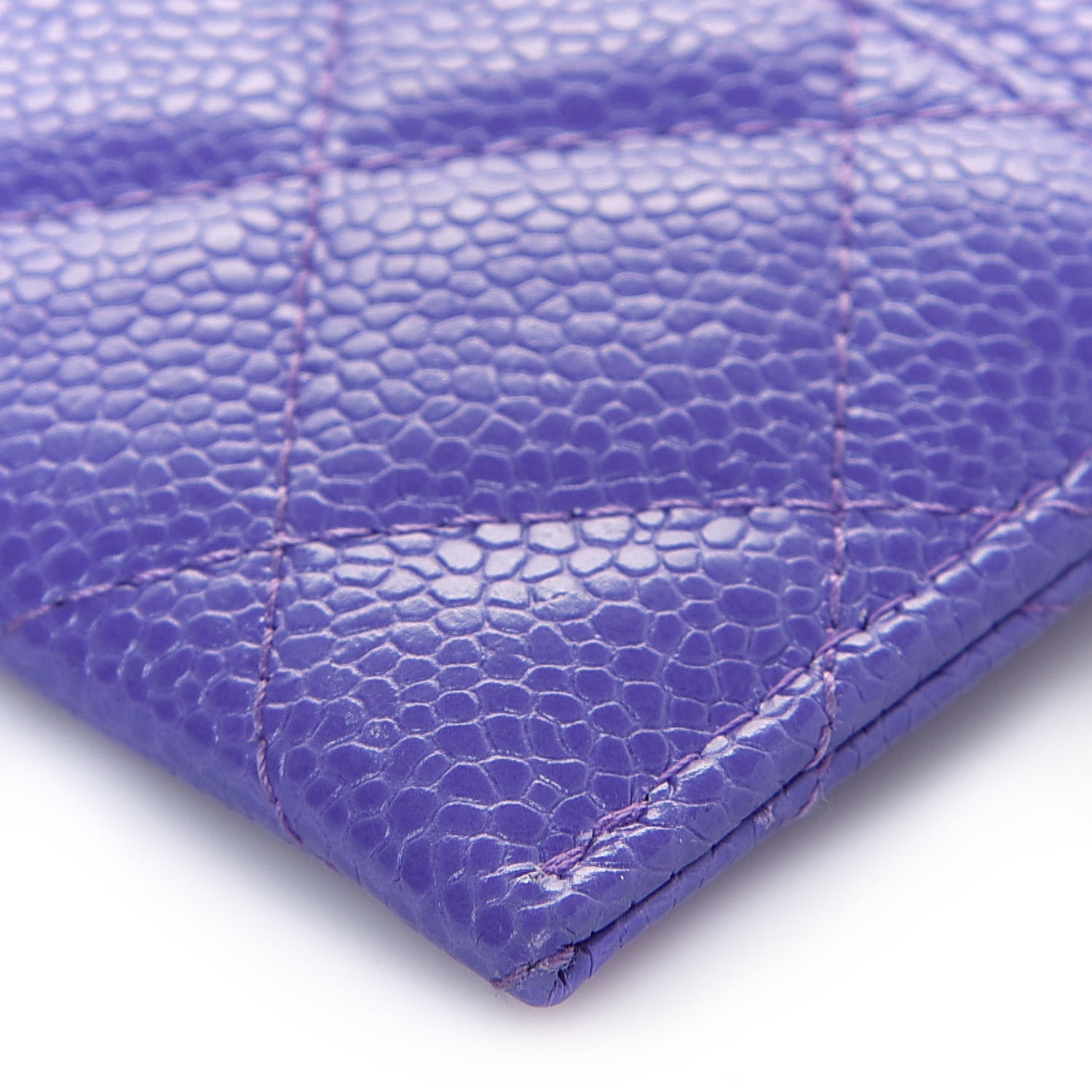 Chanel Caviar Quilted Incognito Card Holder Purple 13 of 14
