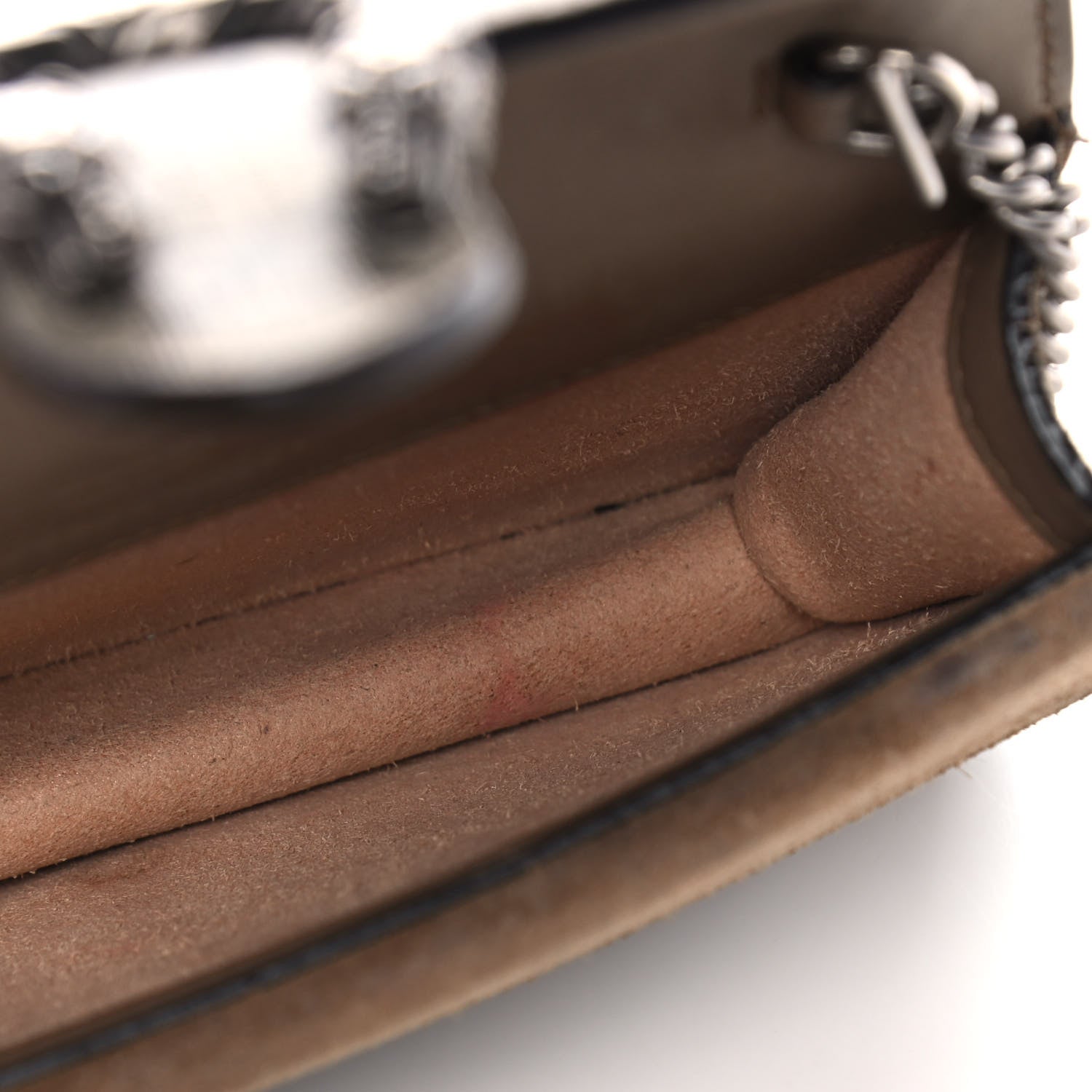 Gucci GG Supreme Monogram Super Mini Dionysus Shoulder Bag Taupe 11 of 11
