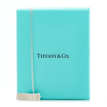 Tiffany Sterling Silver Diamond Somerset Pendant Necklace 5 of 5