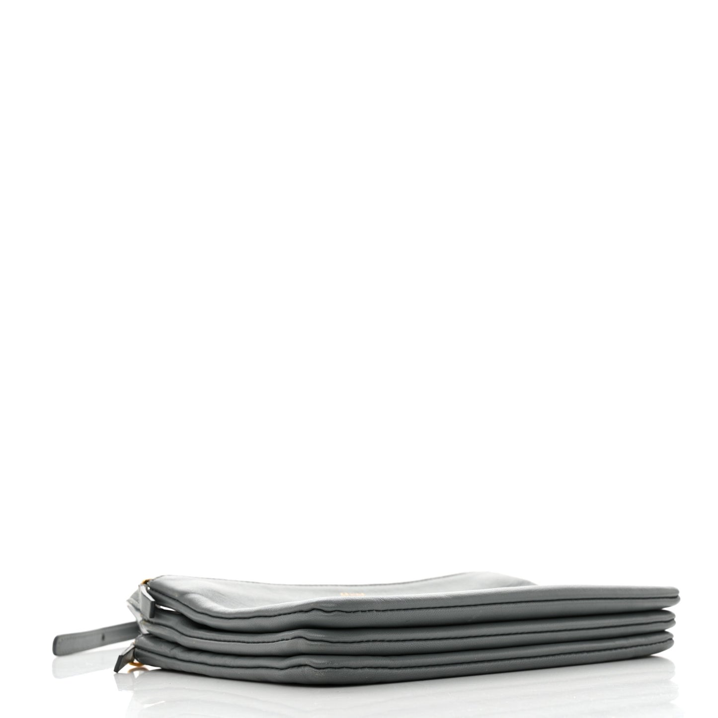 Lambskin Small Trio Crossbody Bag Smoke