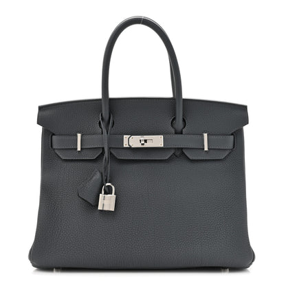 Hermes Togo Birkin 30 Gris Misty 1 of 11