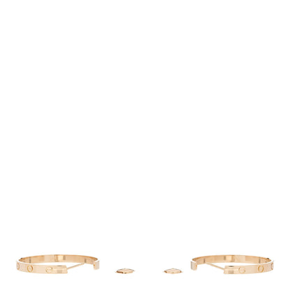 Cartier 18K Yellow Gold Large LOVE Hoop Earrings 3 of 5