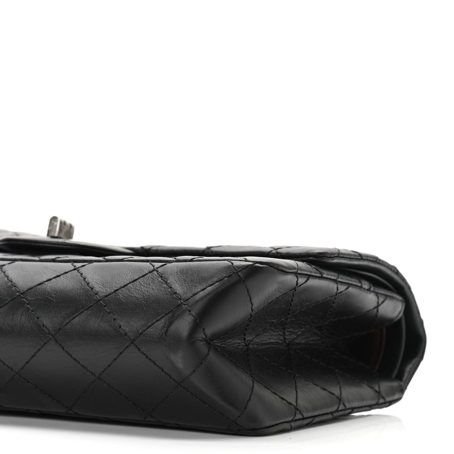 Chanel Aged Calfskin Quilted 2.55 Reissue 225 Flap Black 10 of 11