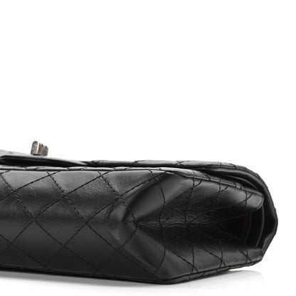 Chanel Aged Calfskin Quilted 2.55 Reissue 225 Flap Black 10 of 11