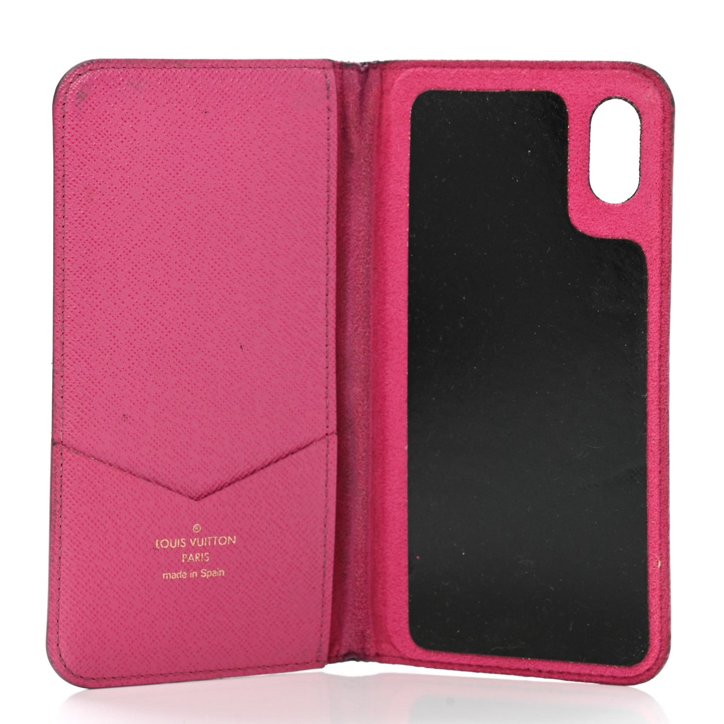 Monogram iPhone XS Max Folio Case Rose Pop
