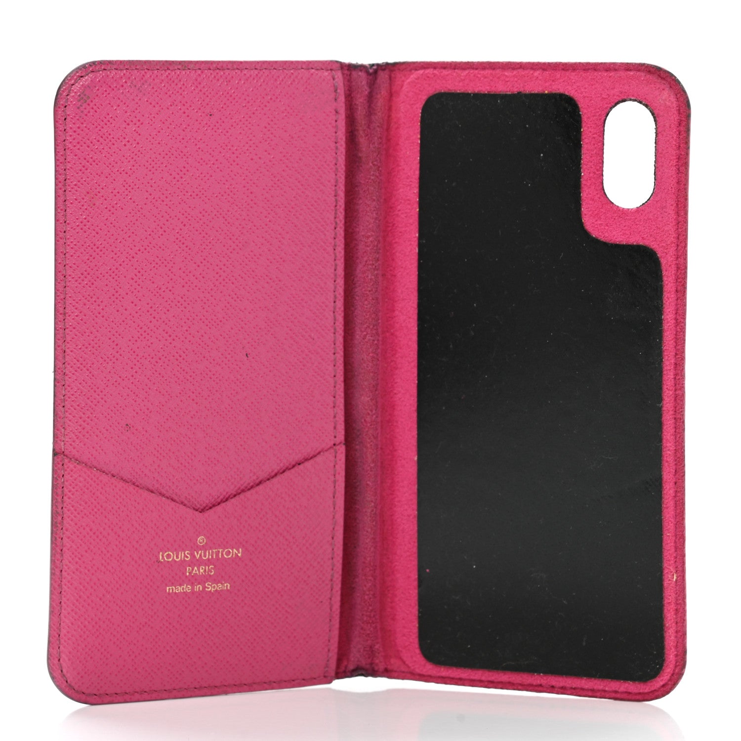 Louis Vuitton Monogram iPhone XS Max Folio Case Rose Pop 5 of 13