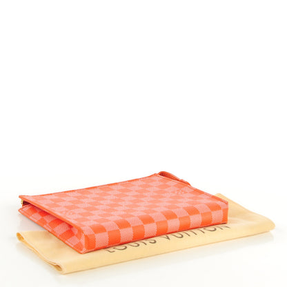Louis Vuitton Damier Couleurs Element Clutch Piment 4 of 8