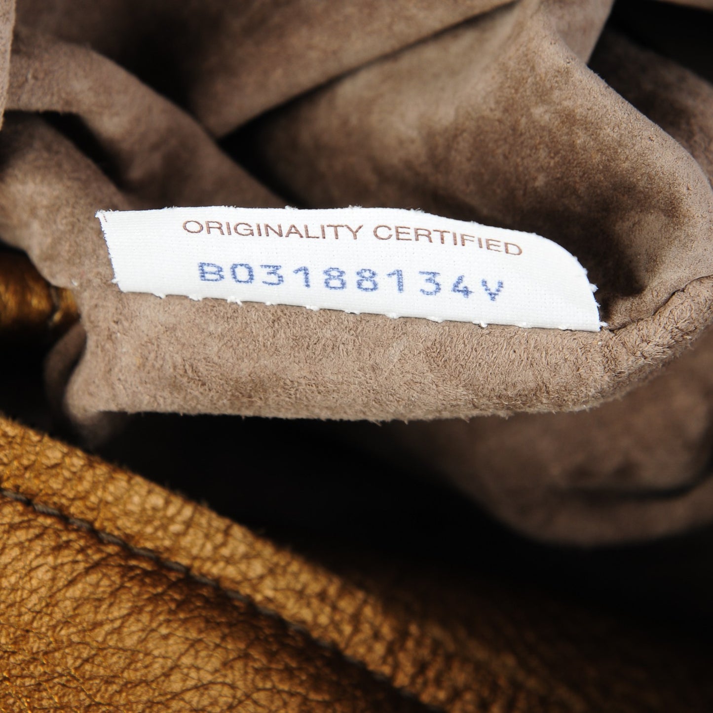 Cervo Intrecciato Large Simple Hobo New Bronze
