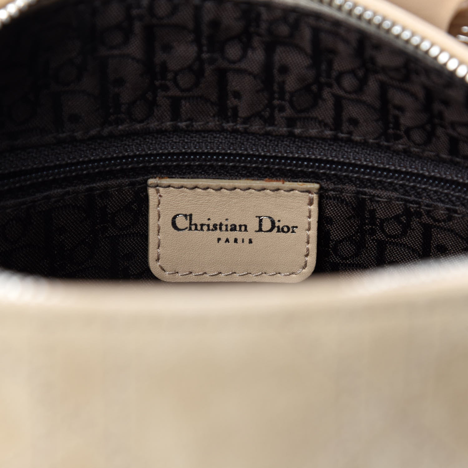 Christian Dior Suede Cannage Medium Lady Dior Beige 14 of 16