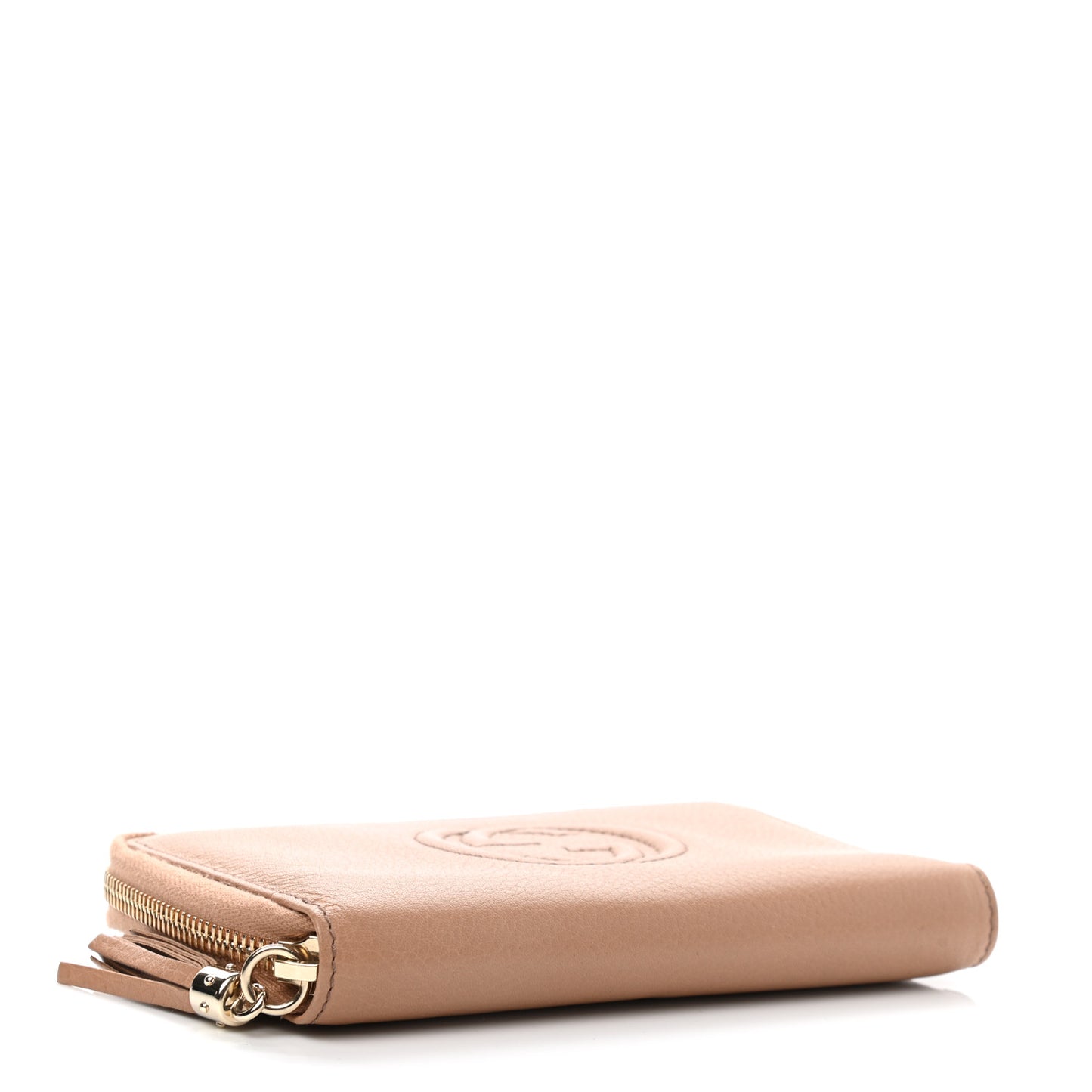 Calfskin Medium Soho Zip Around Wallet Camelia
