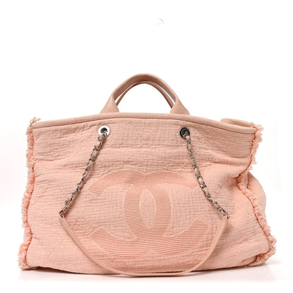 Chanel Canvas Large Double Face Shopping Tote Light Pink 1 of 10