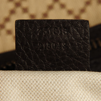 Gucci Diamante Cellarius Calfskin Medium 1973 Top Handle Bag Beige Ebony Cocoa 7 of 7