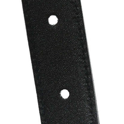 Saint Laurent Grained Lambskin La 66 Thin Belt 75 30 Black 5 of 5