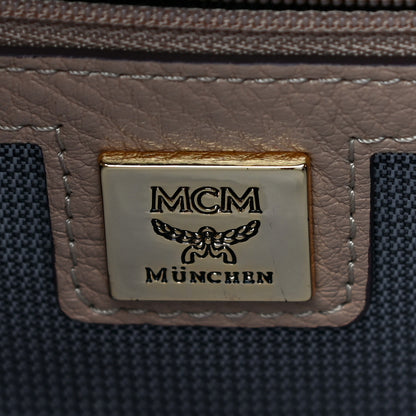 MCM Visetos Small Side Stud Stark Backpack Beige 6 of 12