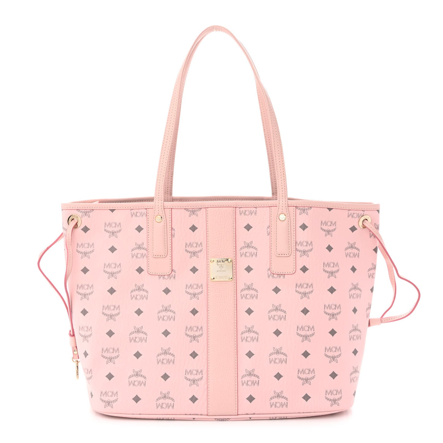 Visetos Medium Liz Reversible Shopper Tote Powder Pink