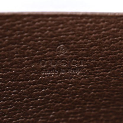 Gucci Monogram Jumbo GG Textured Dollar Calfskin Mini Dionysus Chain Wallet Camel Ebony New Acero 7 of 11