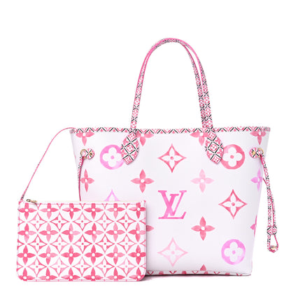 Louis Vuitton Monogram Giant By The Pool 2.0 Neverfull MM Rose 1 of 9