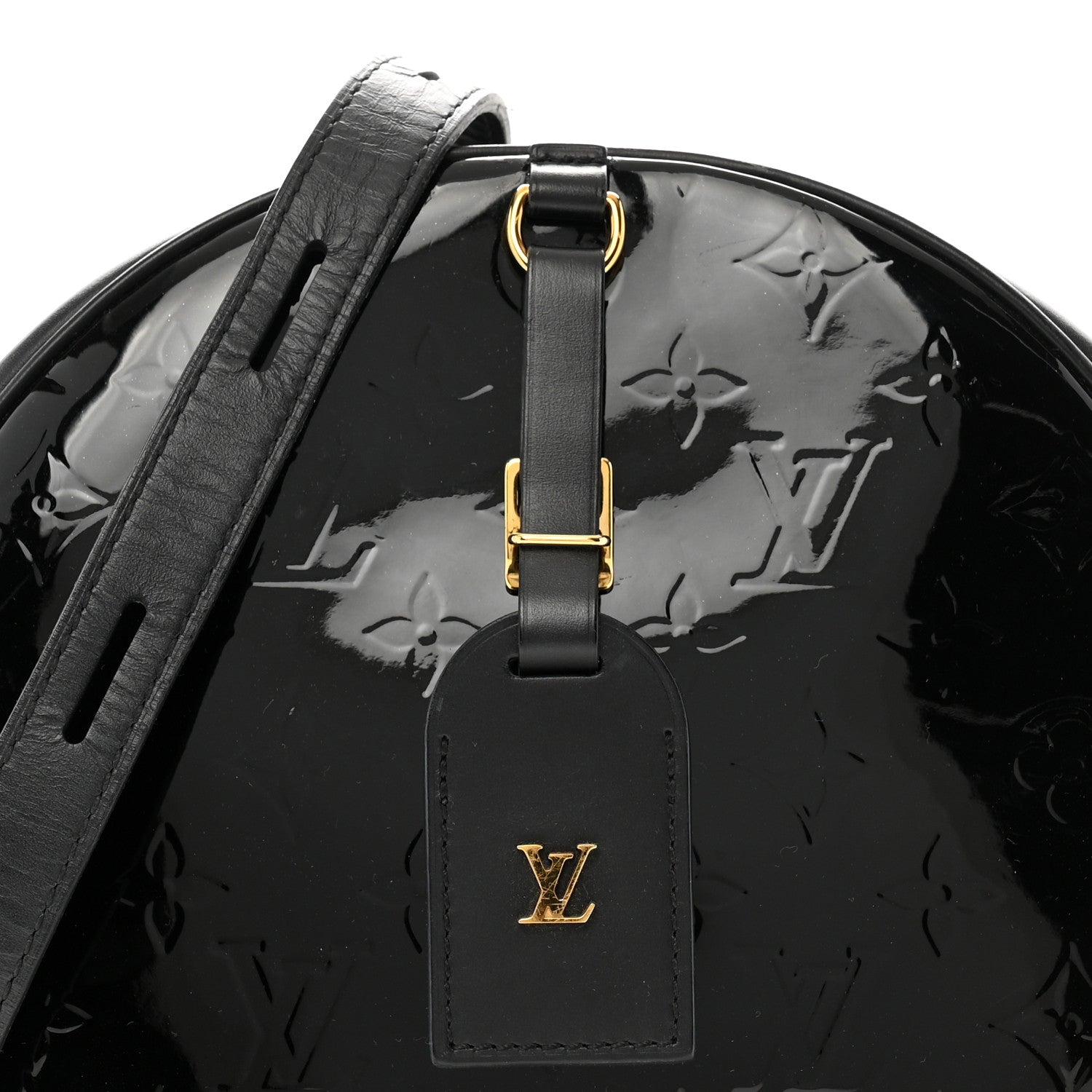 Louis Vuitton Vernis Boite Chapeau Souple MM Black 8 of 12