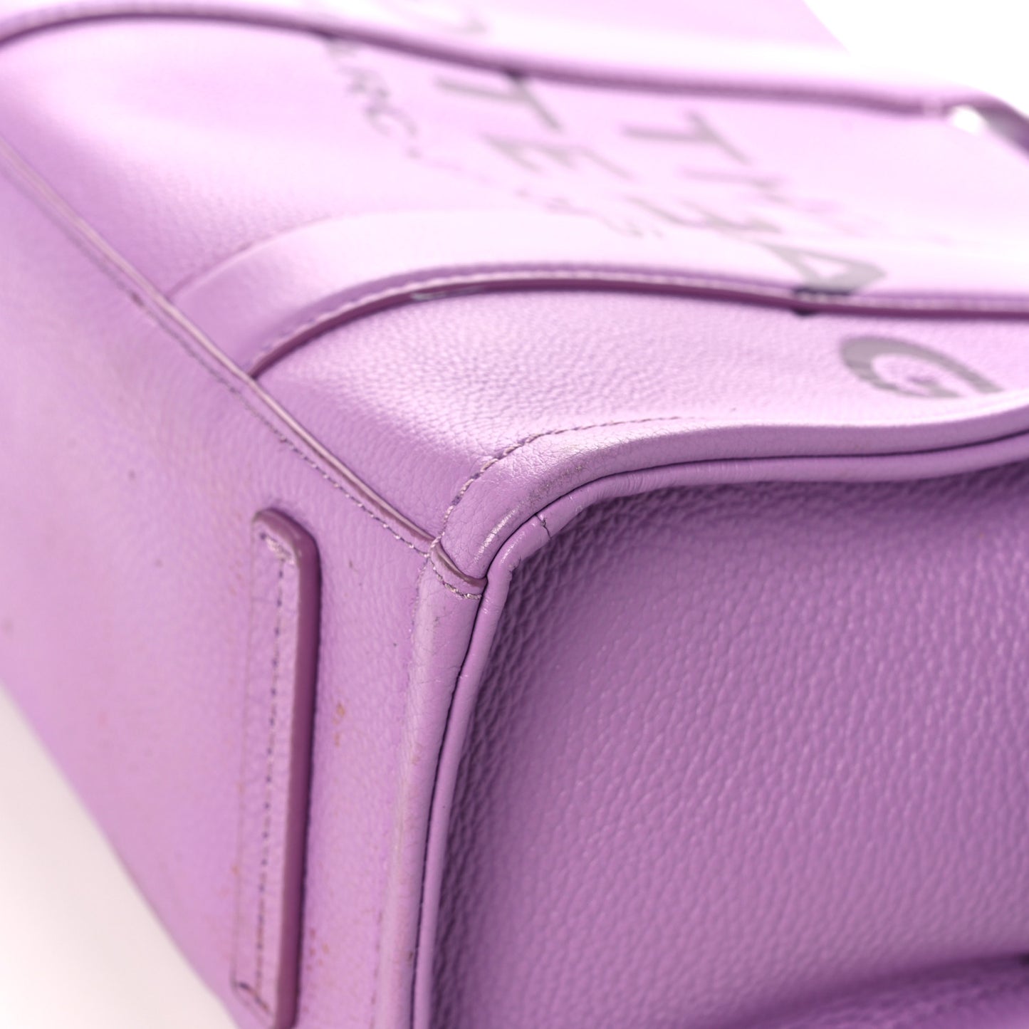 Grained Calfskin Medium The Tote Bag Regal Orchid