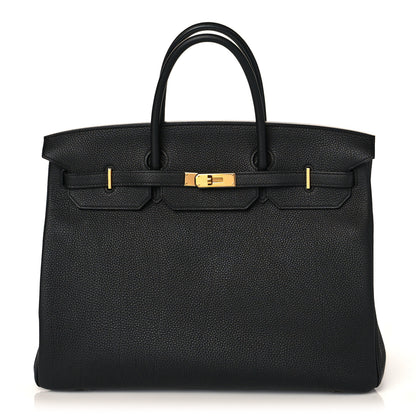 Hermes Togo Birkin 40 Black 1 of 10