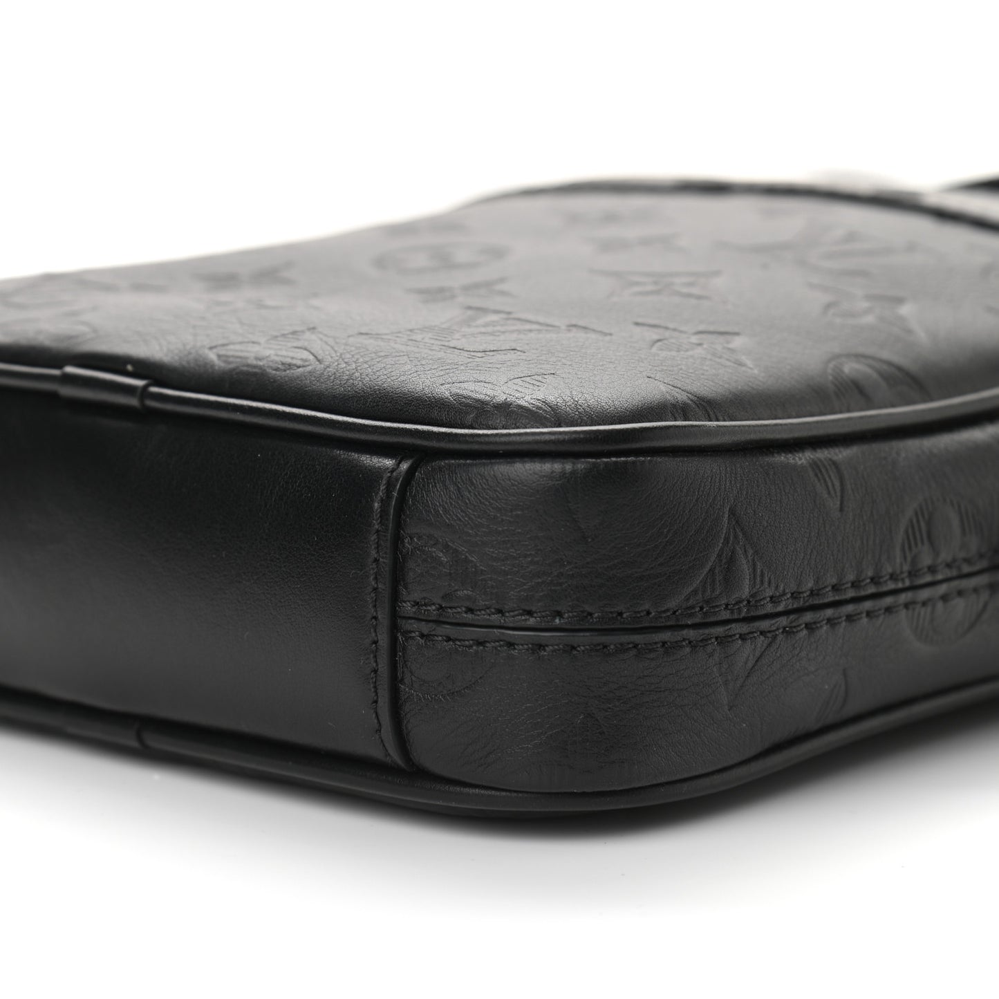 Calfskin Monogram Shadow Danube PM Black