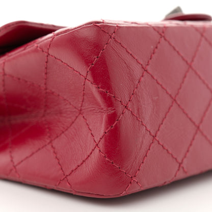 Chanel Aged Calfskin Quilted 2.55 Reissue 225 Flap Red 9 of 10