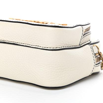 Christian Dior Grained Calfskin J'Adior Camera Case Clutch With Chain White 10 of 12