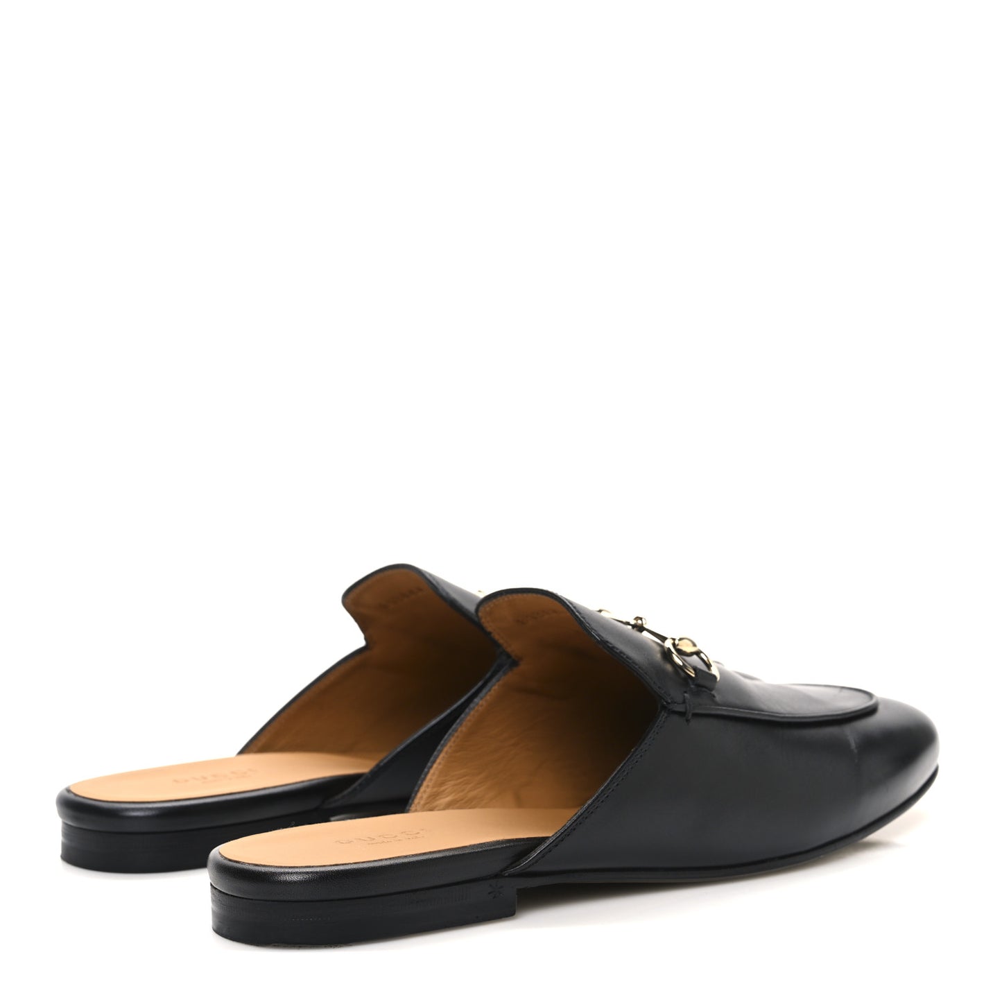 Calfskin Womens Princetown Slippers 40 Black