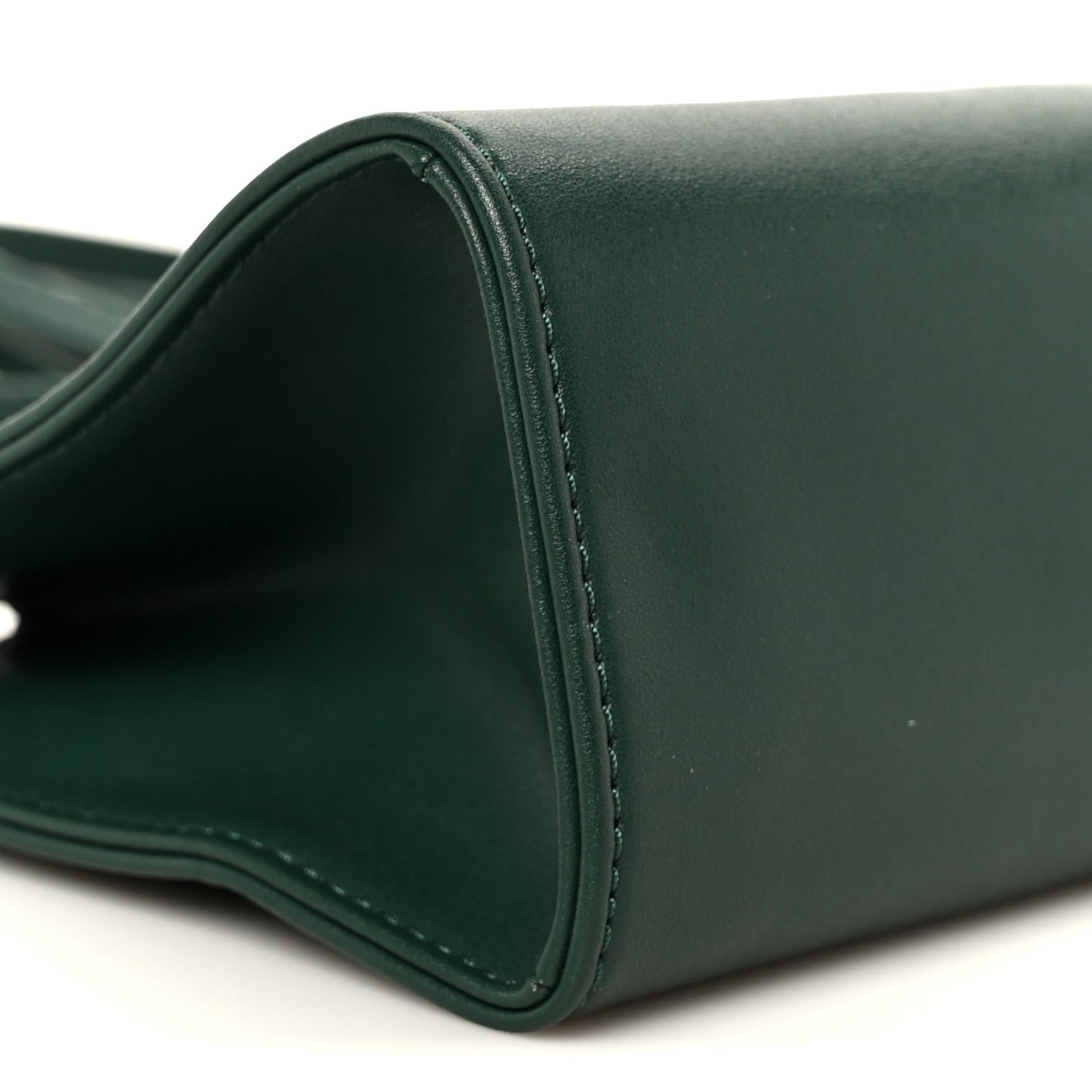 Vegan Leather Small Shopping Bag Leaf
