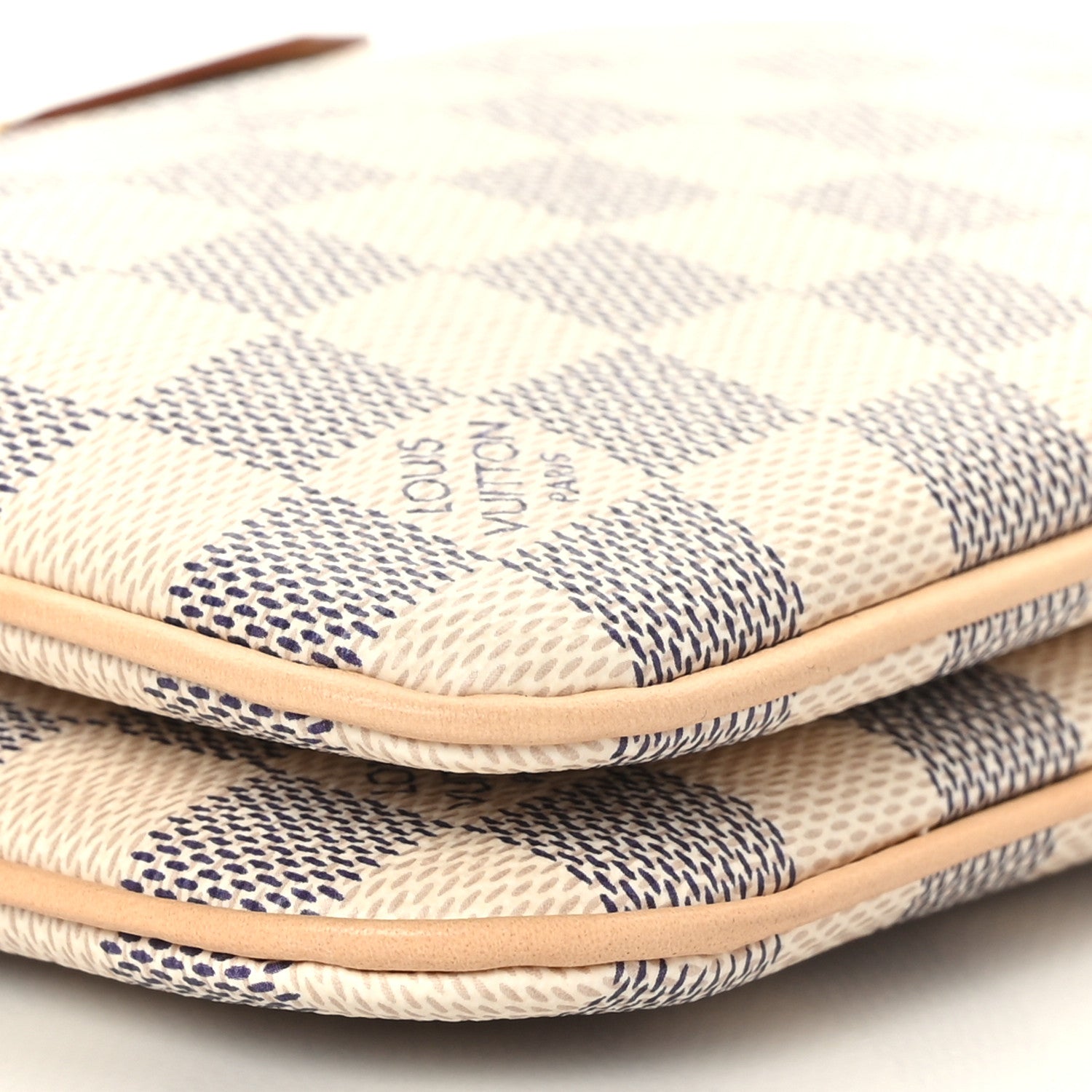 Louis Vuitton Damier Azur Double Zip Pochette 8 of 9