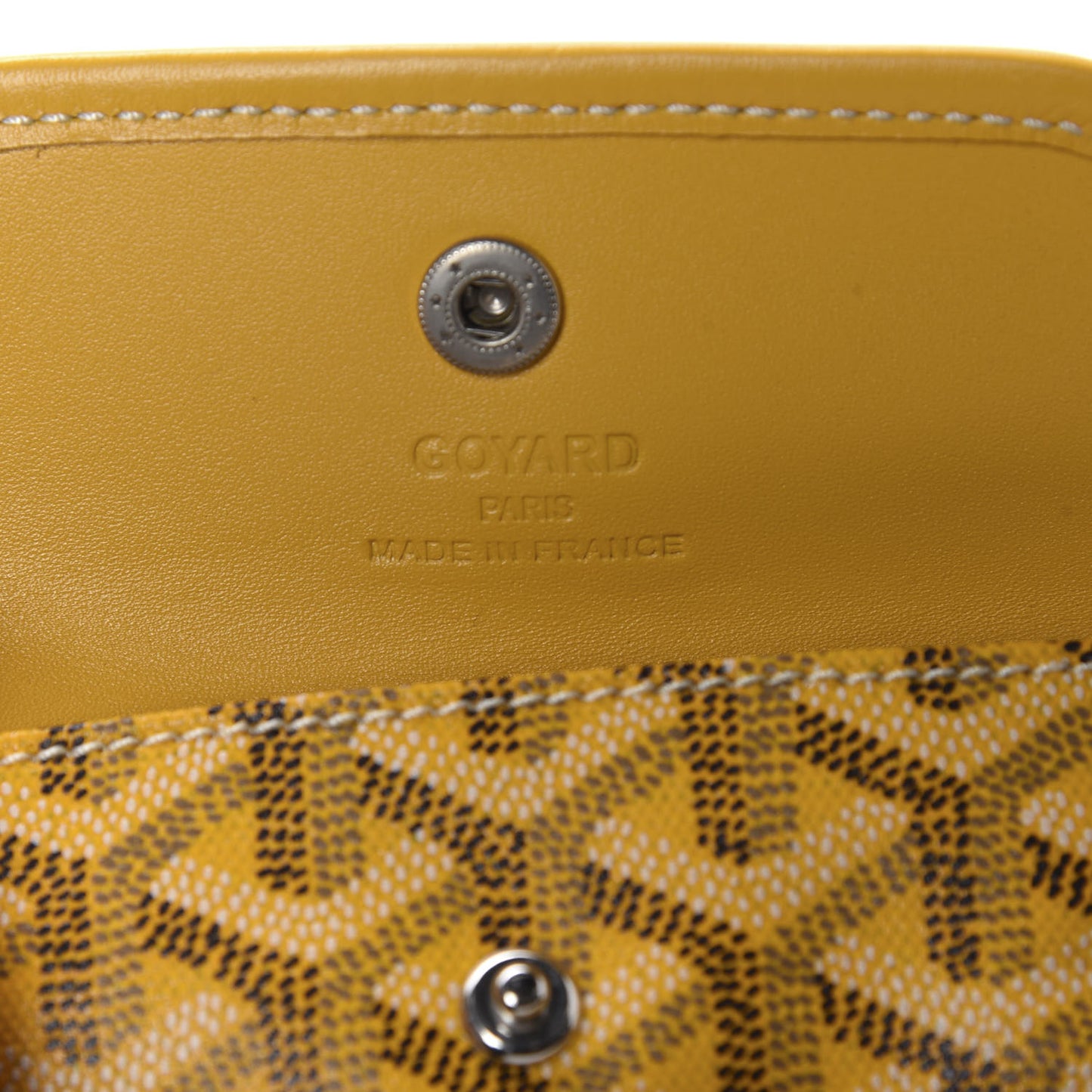 Goyardine Saint Louis Junior Jr PM Tote Yellow