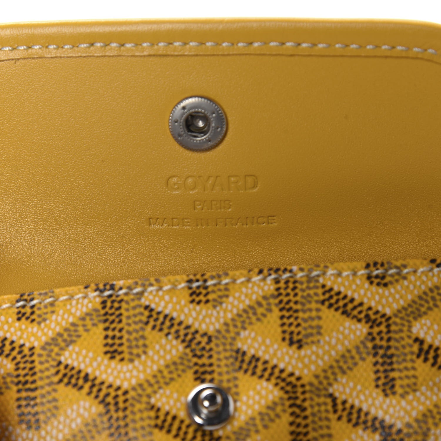 Goyard Goyardine Saint Louis Junior Jr PM Tote Yellow 9 of 10