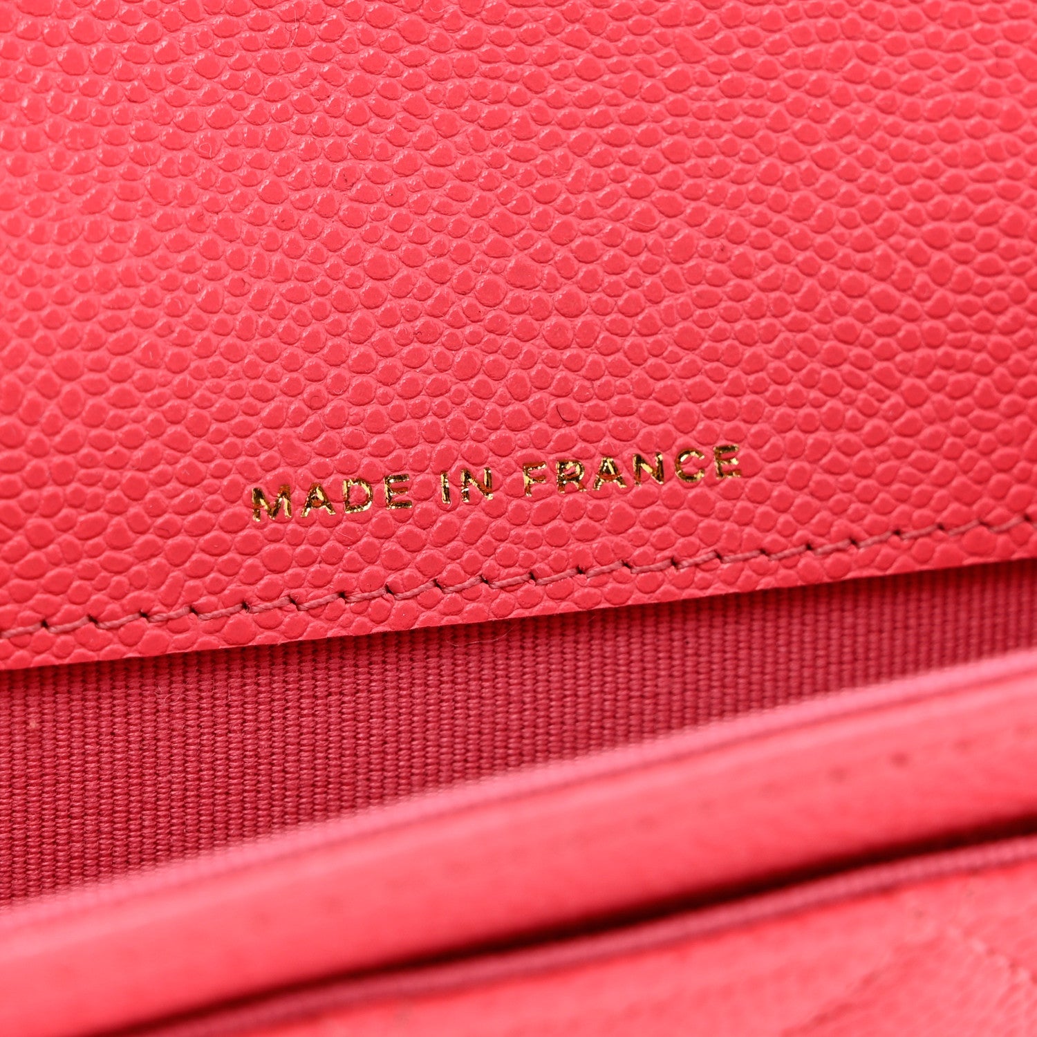 Chanel Caviar Quilted Flap Card Holder Wallet Pink 5 of 7