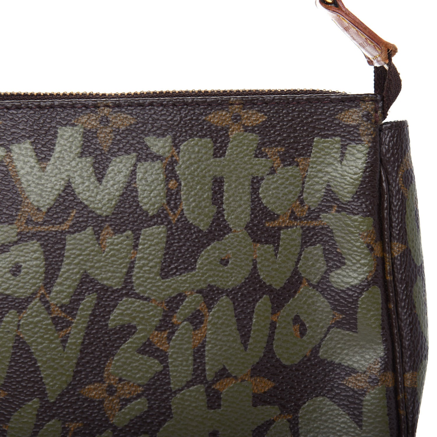 Louis Vuitton Monogram Graffiti Pochette Accessories Kaki 10 of 10