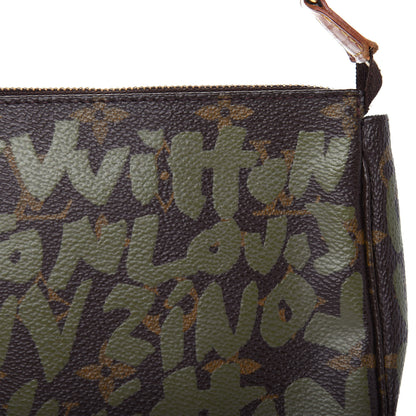 Louis Vuitton Monogram Graffiti Pochette Accessories Kaki 10 of 10