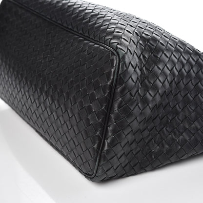 Bottega Veneta Nappa Intrecciato Shoulder Bag Black 9 of 10