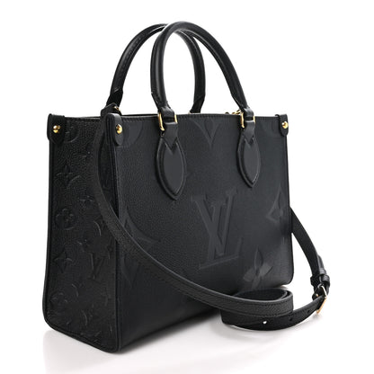 Louis Vuitton Empreinte Monogram Giant Onthego PM Black 3 of 9