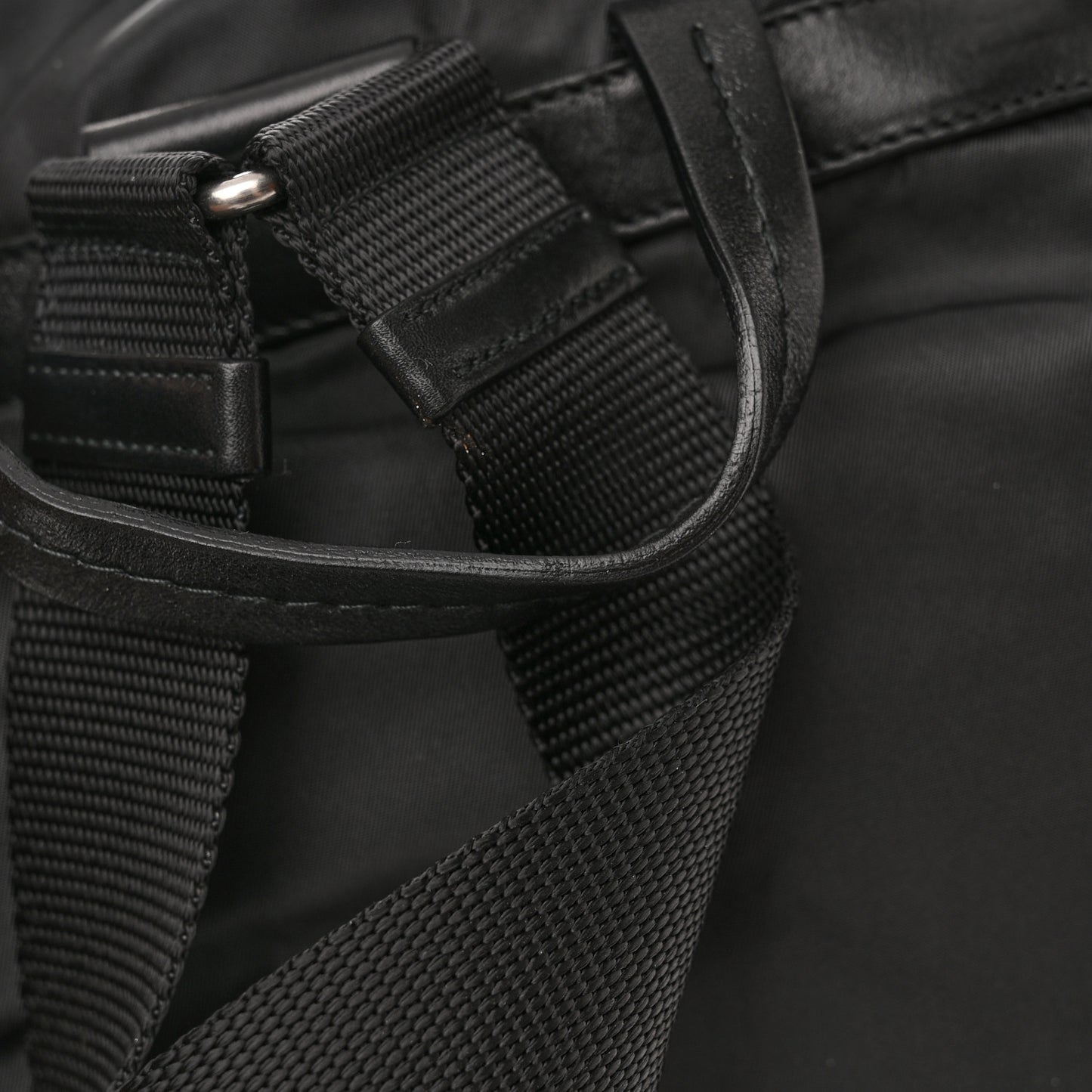 Nylon Vela Medium Backpack Black