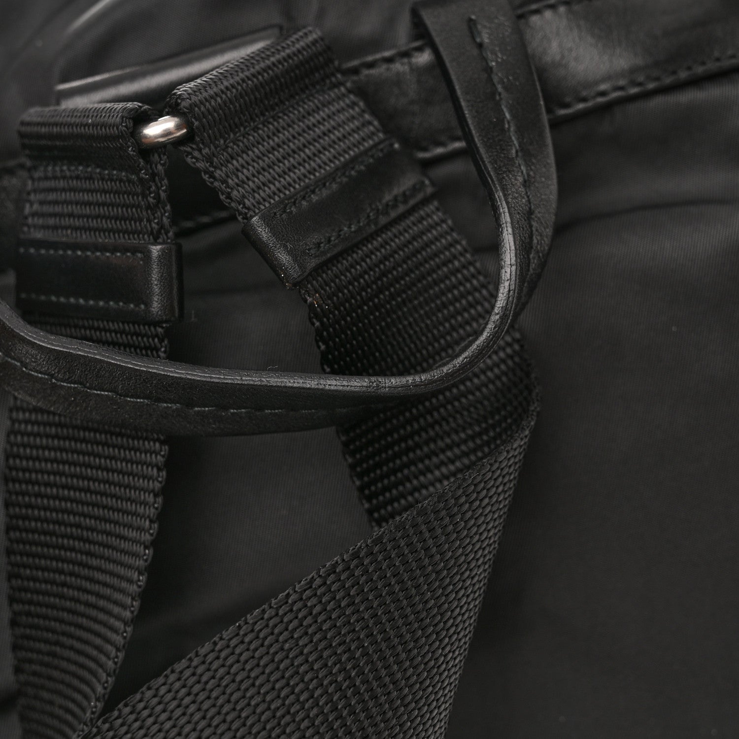 Prada Nylon Vela Medium Backpack Black 12 of 13